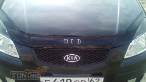 Мухобойка дефлектор Kia Rio 2 Vip