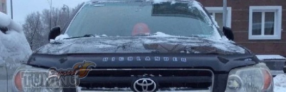 Дефлектор на капот для Toyota Highlander 1