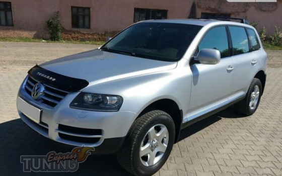 Спойлер на капот Volkswagen Touareg 1 дефлектор