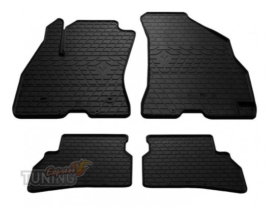 Резиновые коврики Foat Doblo 2 в новом дизайне Stingray