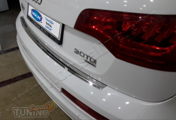 защитная накладка заднего бампера Ауди Q7 4L