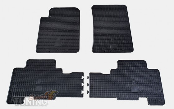 Резиновые коврики Санг Енг Рестон 2 (коврики в салон SsangYong R