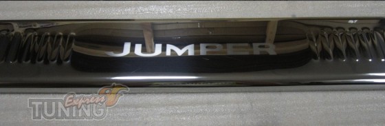 Хром накладка заднего бампера Citroen Jumper 2